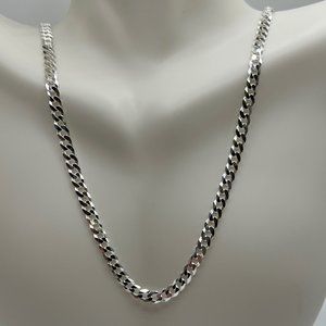 20" Miami Cuban Curb Chain - 925 Italy - Ladies/Men/Unisex